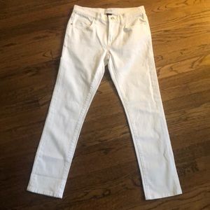 Current Elliott white jeans
